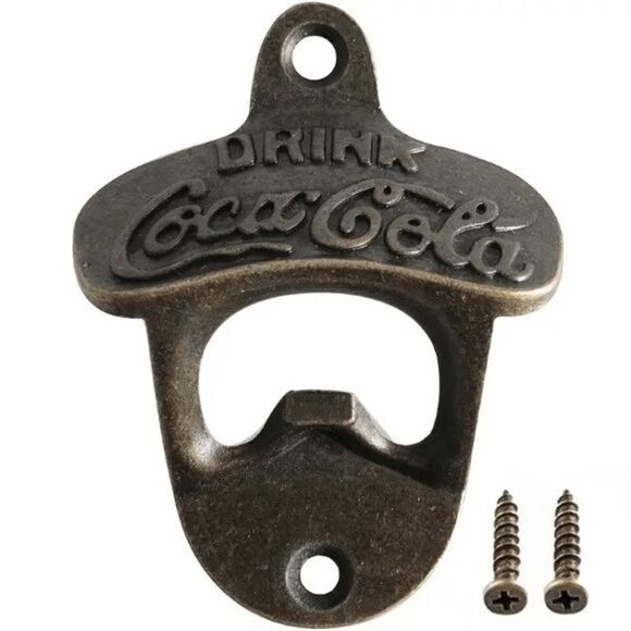Coca Cola Bottle Wall Mount Opener - Picture 1 of 2